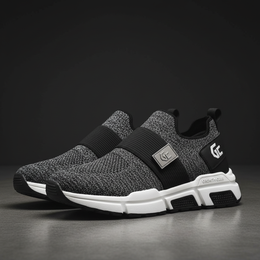 Growth Club Men's Slip-On Casual Sneakers