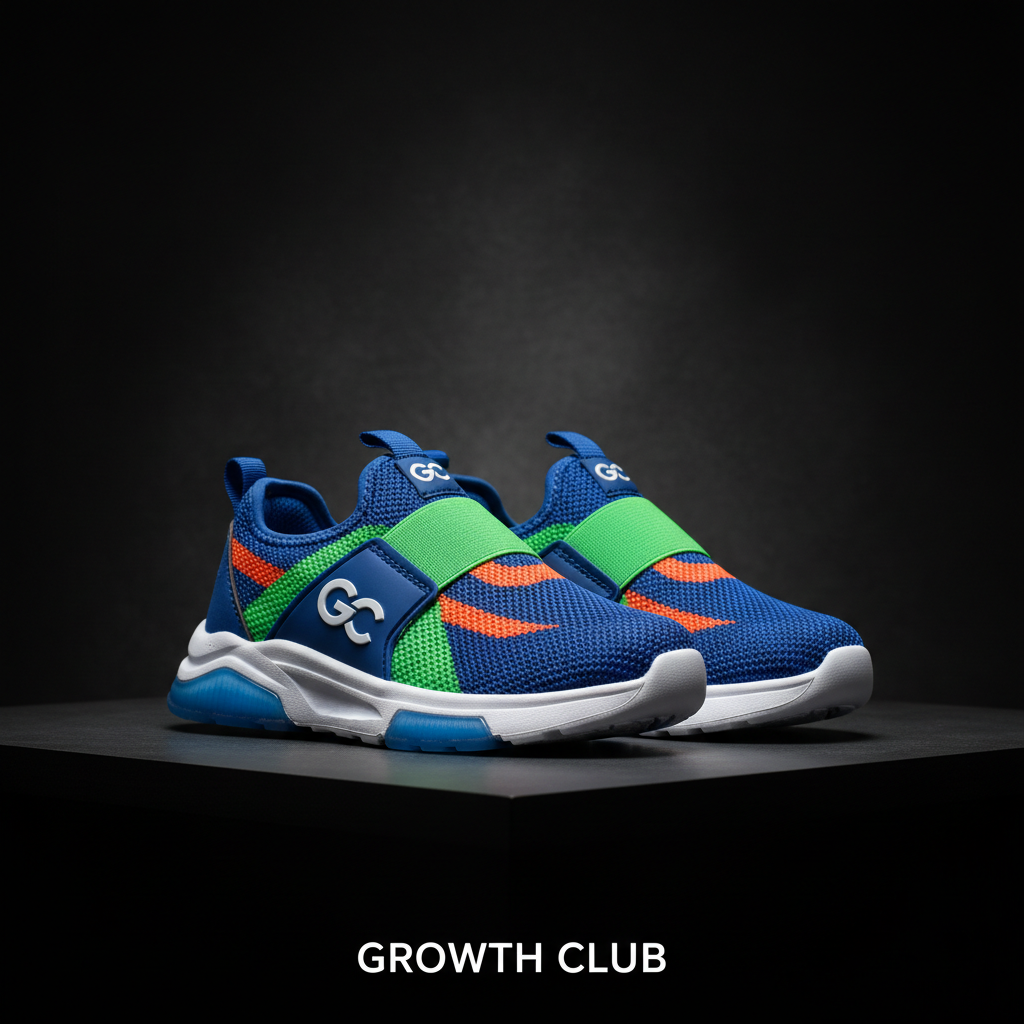 Growth Club Kids' Slip-On Casual Sneakers